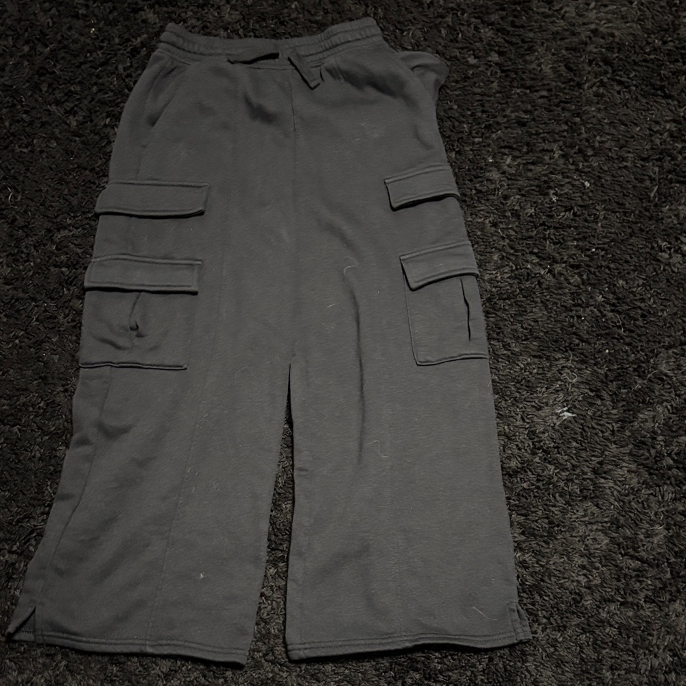 SO Kids Charcoal Cargo Joggers